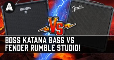 NEW Boss Katana Bass Amp vs Fender Rumble Studio!