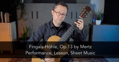 Fingals Höhle, Op.13 by Mertz and Lesson for Classical Guitar