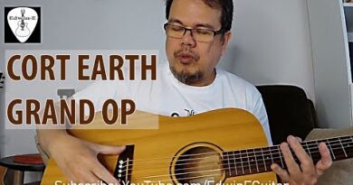 Cort Earth Grand OP Acoustic Guitar Review Demo with D’Addario EJ26 Strings | Edwin-E