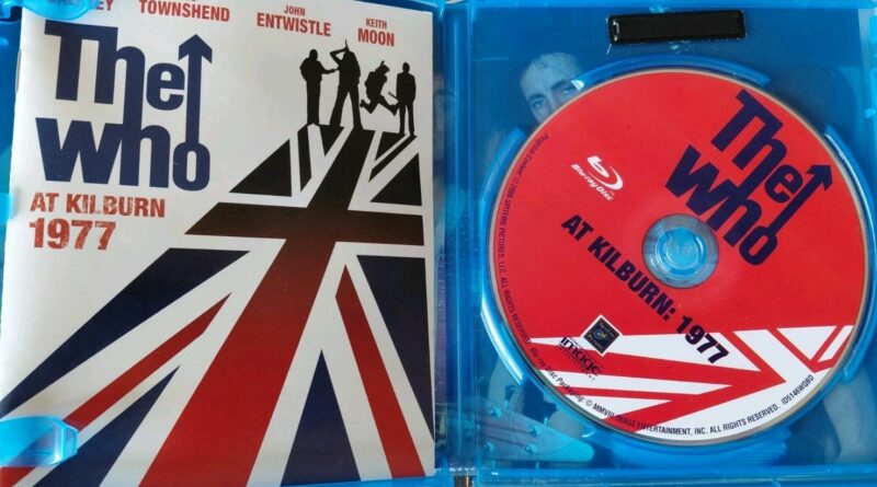 "The Who"- Kilburn 1977 Blu ray Disc Rock Band Concert Music Video Live 2008
