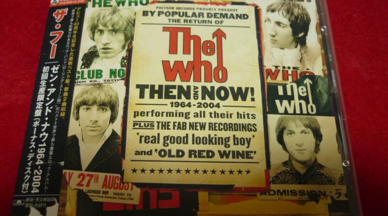 The Who Then and Now 1964-2004 2CD Japan Domestic Edition Used