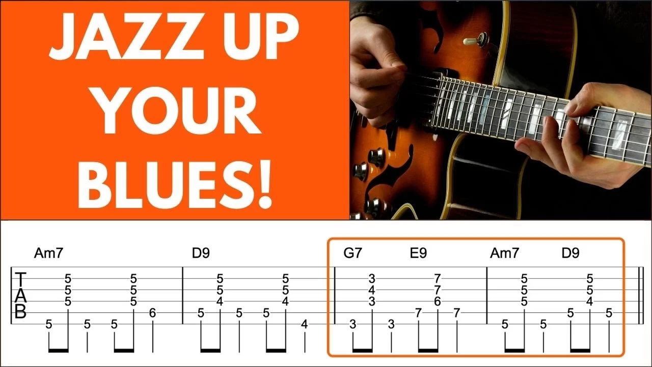 How To Play A Jazz Blues Chord Progression In 5 Easy Steps! - Just The Tone