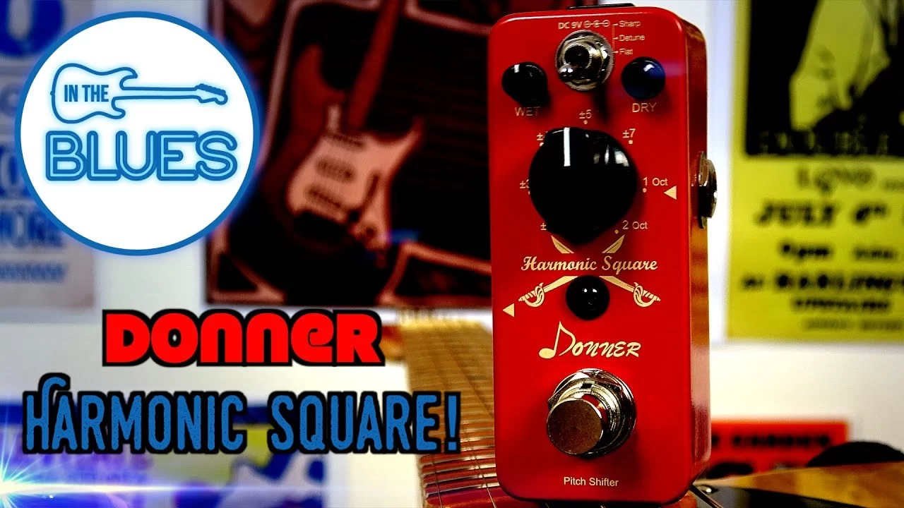 Donner Harmonic Square Pedal Octave/Pitch Shifter Pedal - Just The Tone