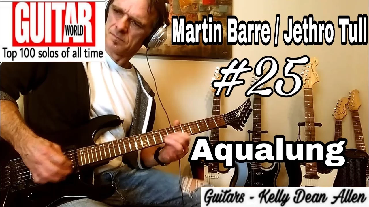 AQUALUNG Solo Cover - Martin Barre / Jethro Tull. Greatest Guitar Solos ...