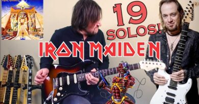 Tribute To Adrian Smith (Iron Maiden) - 19 Of His Best Guitar Solos - by Ignacio Torres