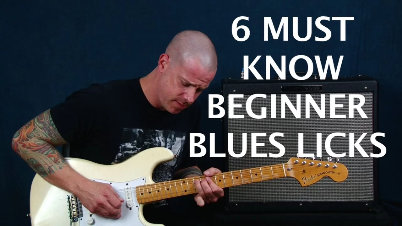 6 Must Know Beginner Blues Guitar Licks & How To Build Solos With Them ...