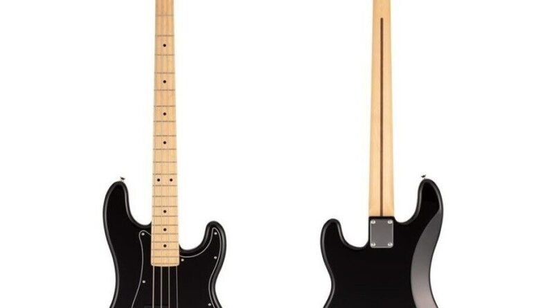 Fender Made in Japan Hybrid II Series Precision Bass Black Electric Bass Guitar