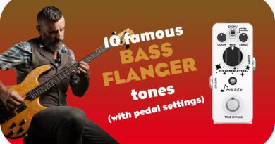 10 Famous bass flanger tones ( w/ pedal settings )