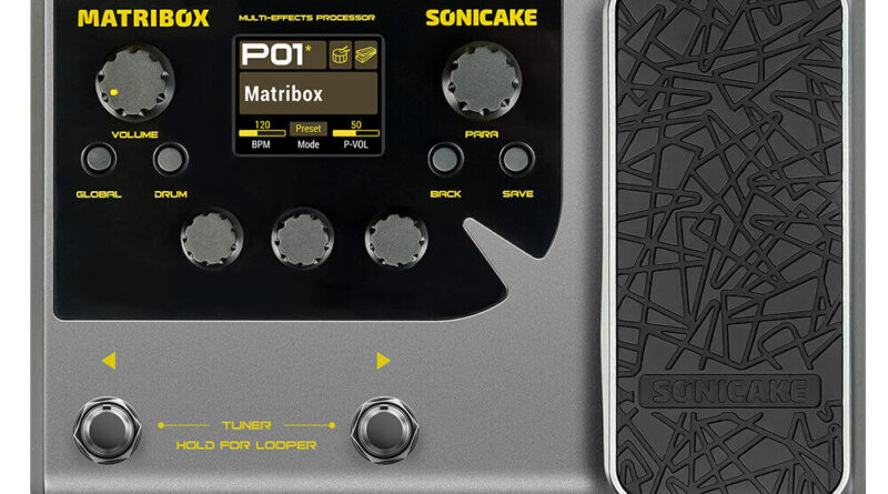 SONICAKE Matribox Guitar Bass Amp Modeling IR Cabinets Expression Pedal Stere US