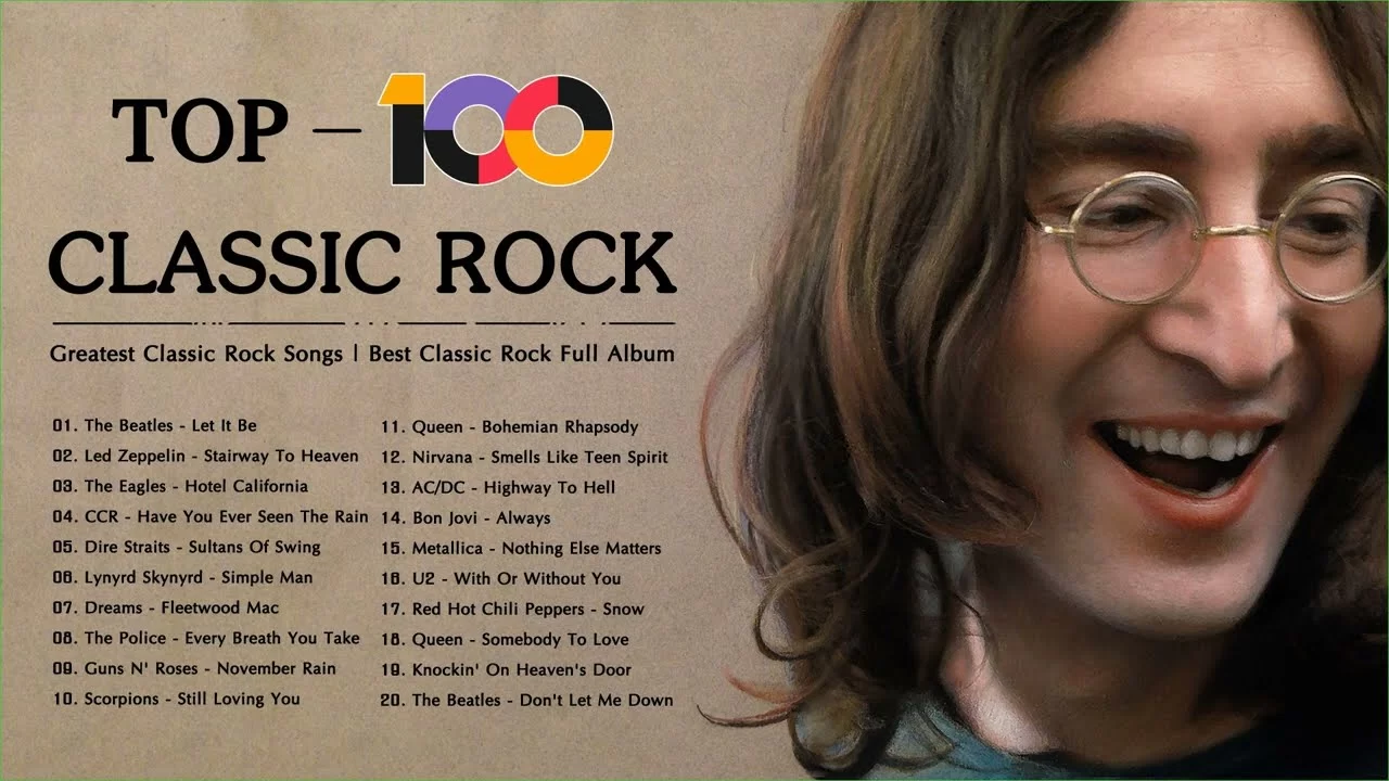 Top 100 Best Classic Rock Of All Time | Greatest Classic Rock Songs ...