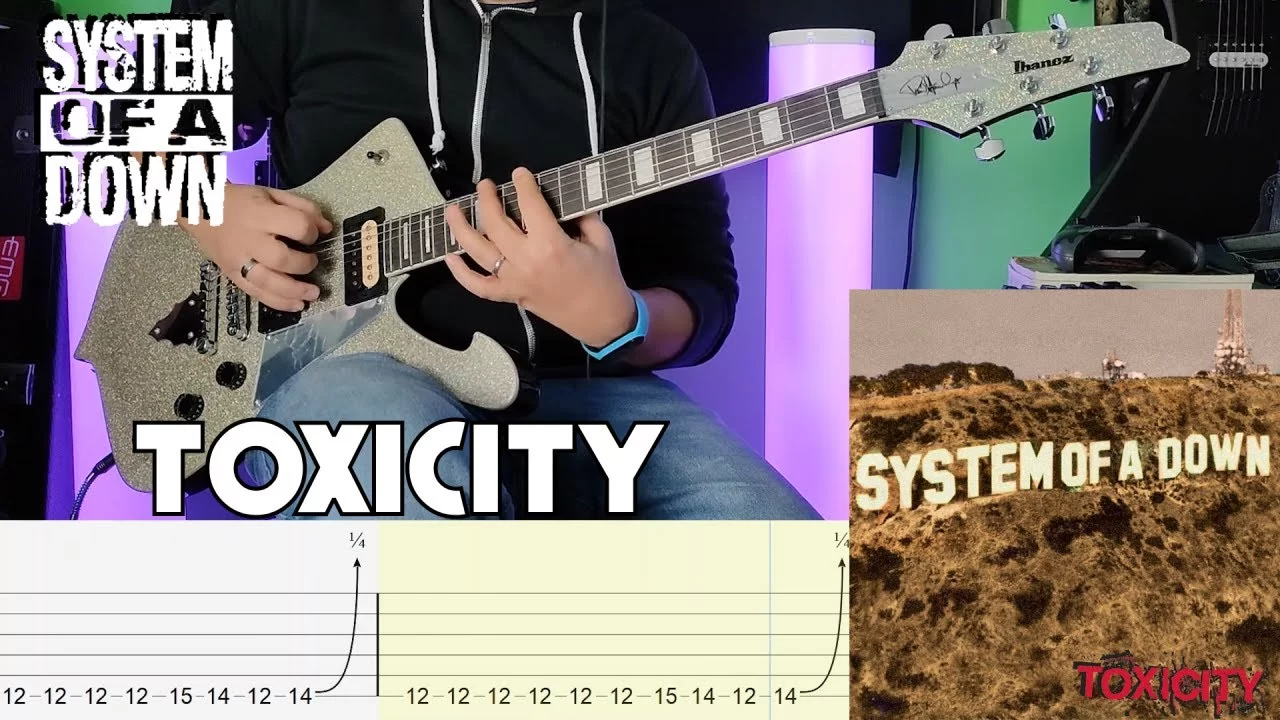 toxicity system of a down guitar lesson standard tuning