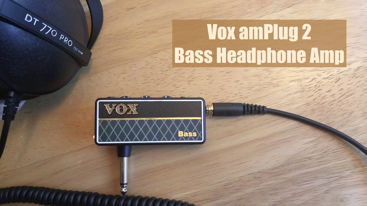 VOX amPlug 2 - Bass Headphone Mini Amp (4K) - Just The Tone