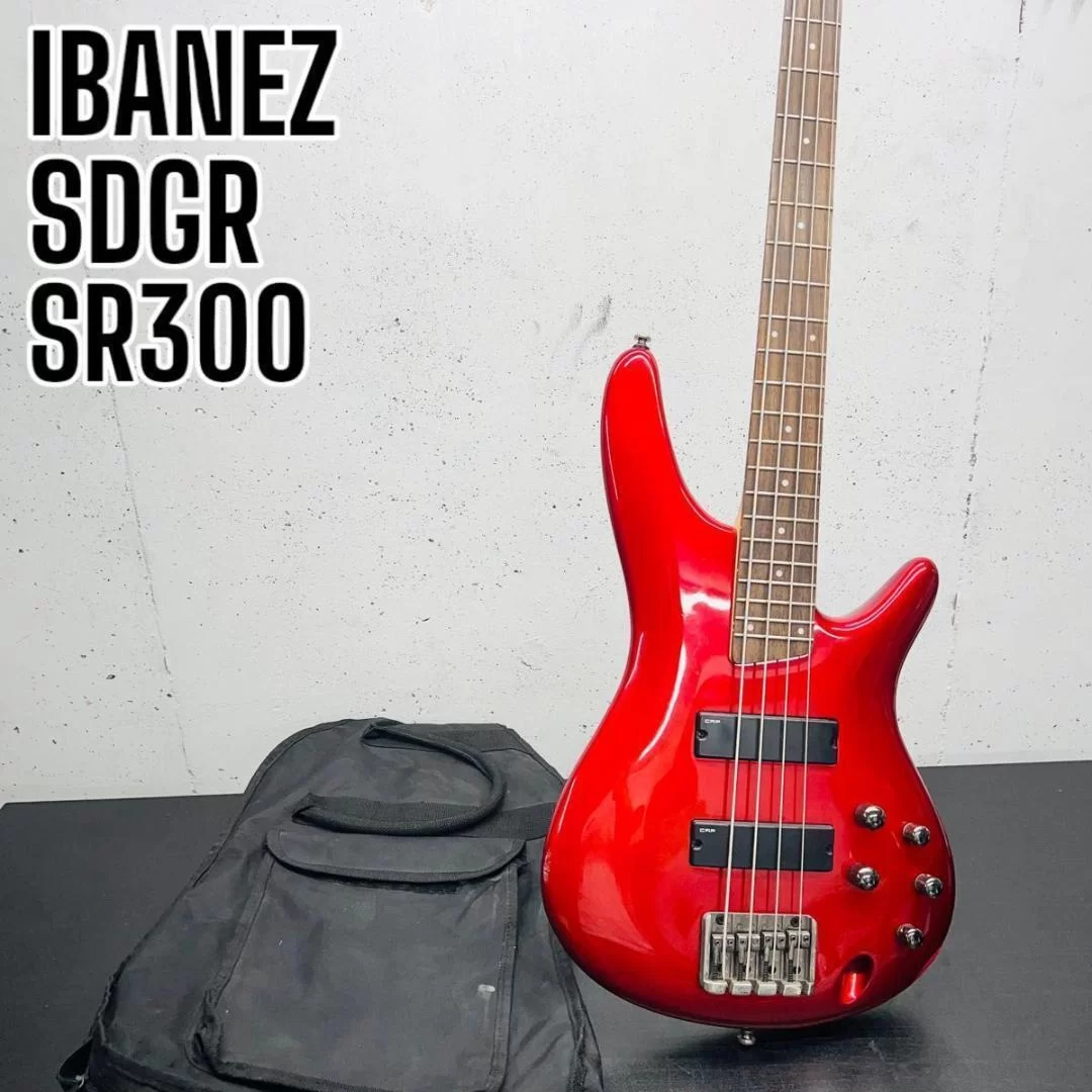 Ibanez Sdgr Sr Electric Bass Guitar Strings Metalic Red With