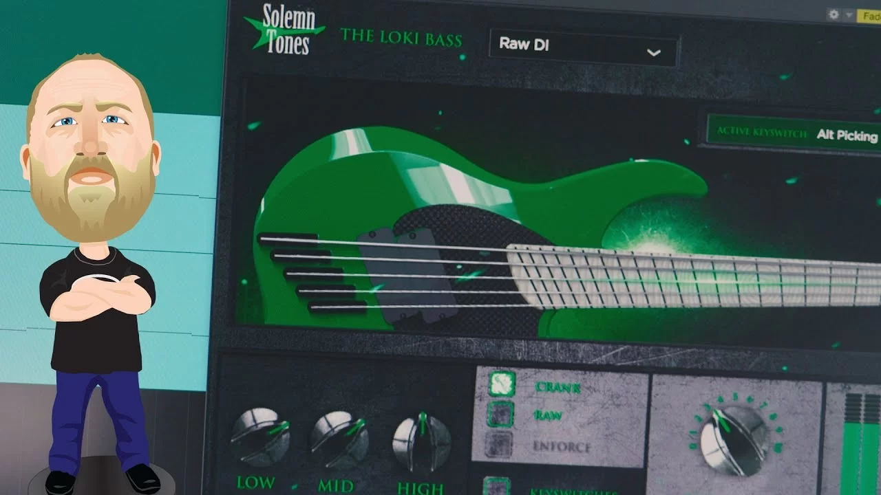 Bass plugin. Loki Bass. Solemn Tones - the Loki Bass. Solemn Tones Loki Bass 2.