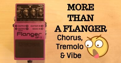 BOSS BF-3 FLANGER PEDAL - More than a Flanger! Chorus, Tremolo & Vibe AS WELL