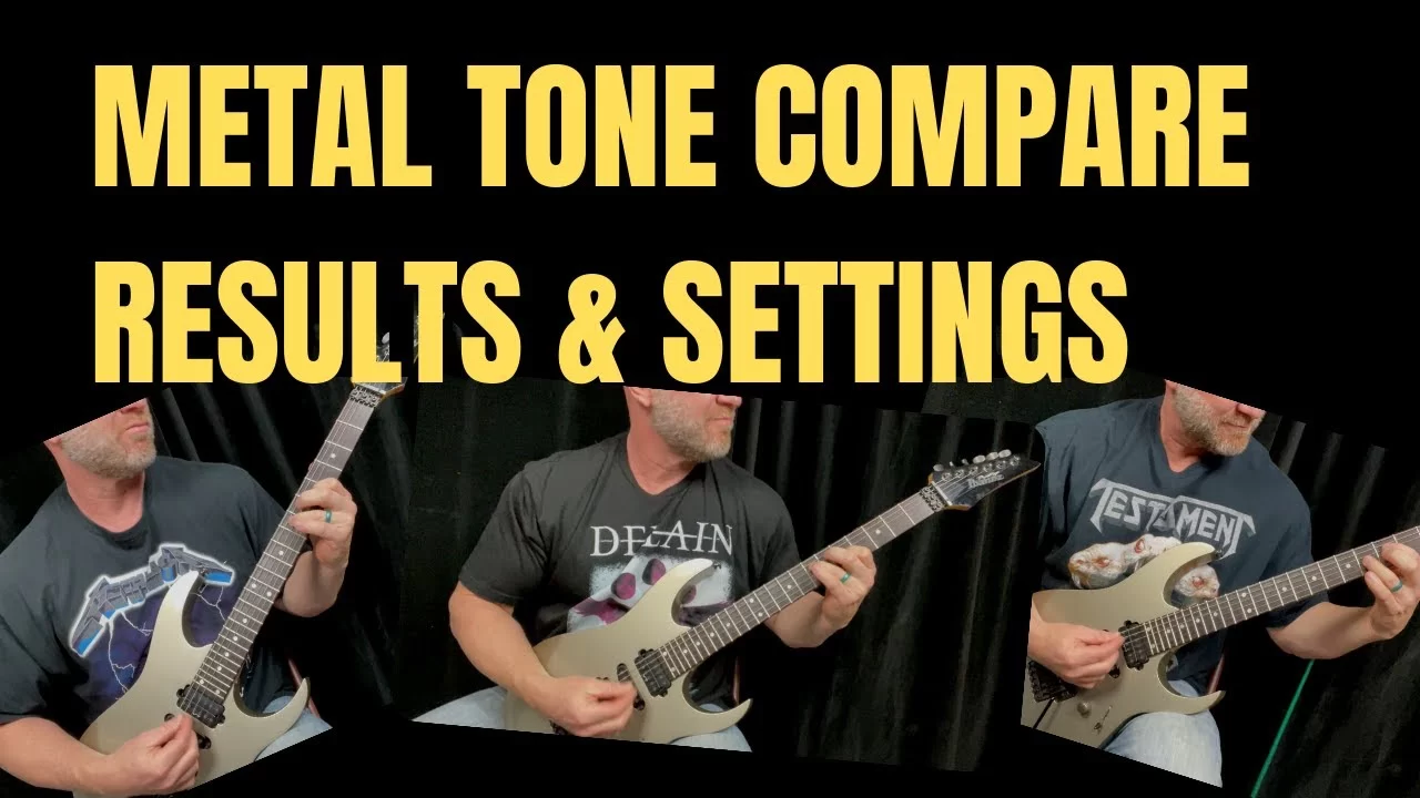 Voted Best Metal Tone Results and Amp Settings (Amp Sims VS Real Amp