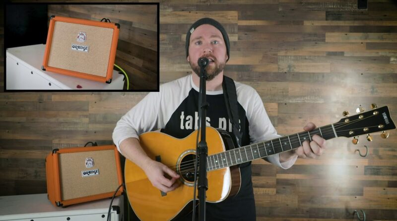 ORANGE Crush Acoustic 30 Combo Amp - Trey Sings The Reviews! | GEAR GODS