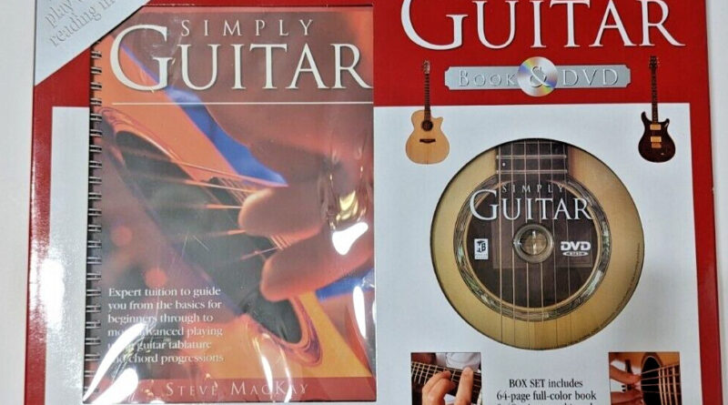 Simply Guitar Steve MacKay New Book and DVD Set Brand New  Guitar Learning Set