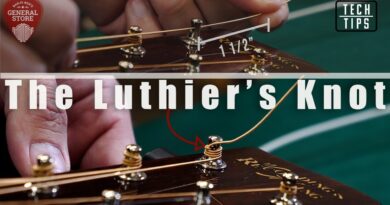 Tech Tip: How to Tie a Luthier's Knot When Changing Strings