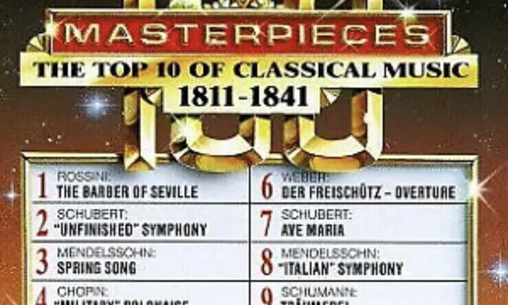 100 Masterpieces Vol. 5: The Top 10 of Classical Music CD VERY GOOD DISC ONLY