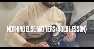 Guitar Solos to Learn if You're a Beginner Part 1 - Nothing Else Matters (Metallica)