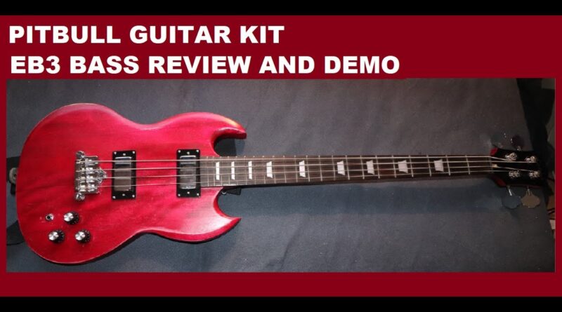 Pitbull Guitar Kit SG / EB3  bass review and demo