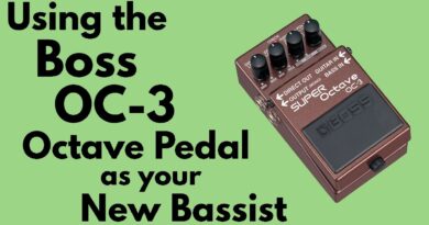 Using the Boss OC-3 Octave Pedal as Your New Bassist