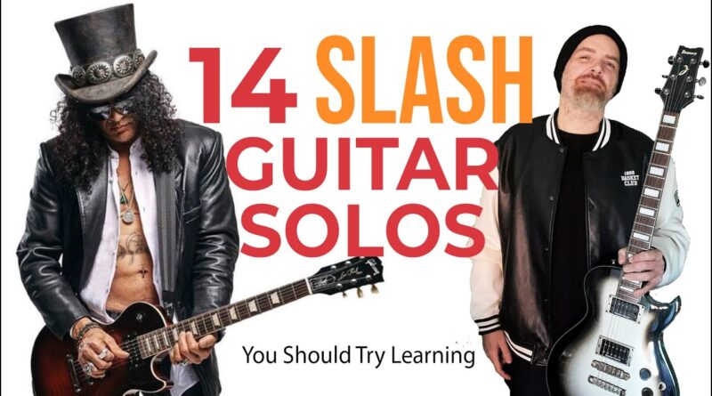 14 Slash / Guns N' Roses Guitar Solos You Should Try Learning To Improve your Playing