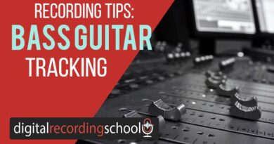 Bass Guitar Recording Tips - Plucked, Picked, and Slap Bass