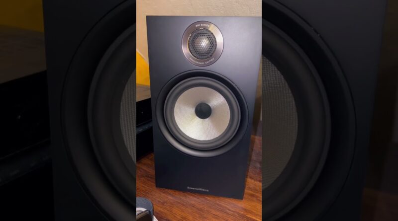 Bowers & Wilkins 606 S2 (120watt rated, driven by 170w AMP @80%) Cheapest B&W Speakers 600€