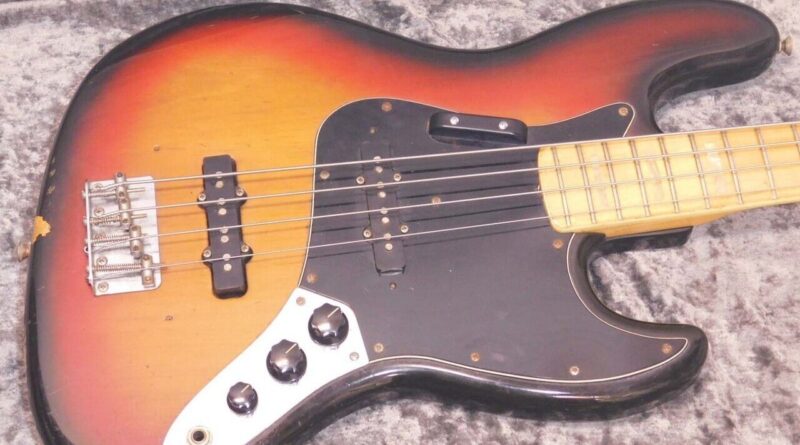 Fender Jazz Bass 1974 SB/M Maple Fingerboard Sunburst 4.18kg Bass Guitar