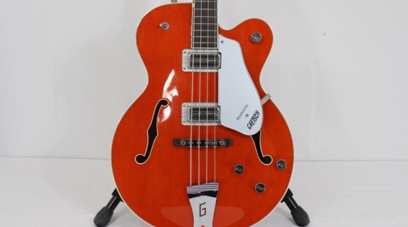 GRETSCH 6119B Electric Bass Guitar-01