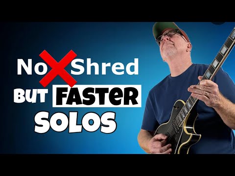 HOW TO PLAY FASTER Blues Rock Lead Guitar