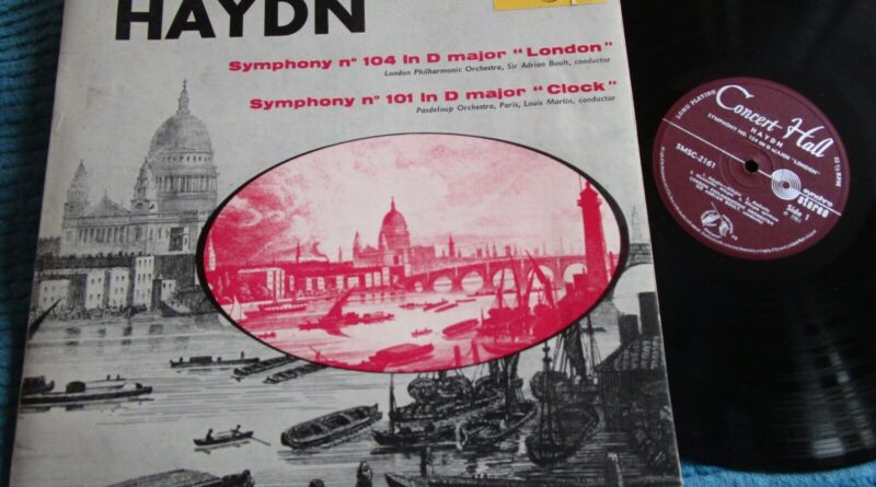 Haydn Symphony Nr. 104 In D-Major “London”, Symphony N.101 in D-Major “Clock” LP