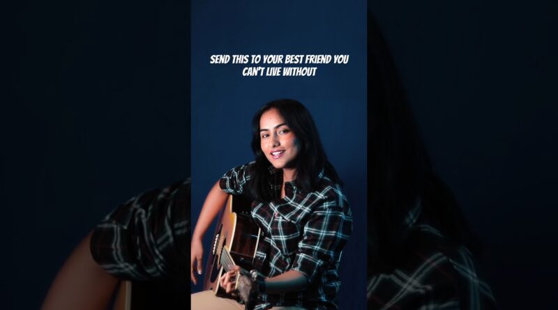 Jaane tu ya jaane na | female guitar cover | niveta dhingra | best friend song | #bestfriendsong