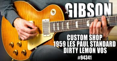 Let The Tones Do The Talking... Gibson Custom Shop 1959 Les Paul Standard Reissue VOS Dirty Lemon