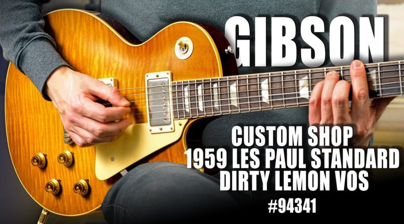 Let The Tones Do The Talking... Gibson Custom Shop 1959 Les Paul Standard Reissue VOS Dirty Lemon