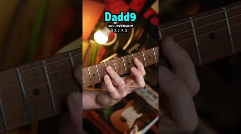 Major Add Nine Arpeggio Inversions for Guitar #arpeggios #etude