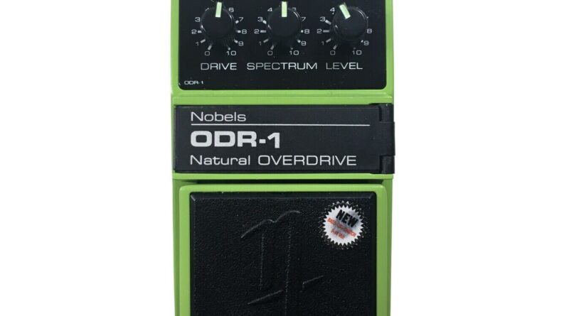 Nobels Overdrive Guitar Effect Pedal ODR-1 BC Green New Bass Cut Switch