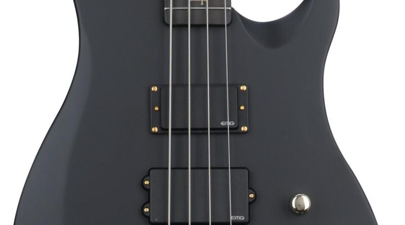 Schecter Johnny Christ Signature Bass Guitar - Satin Black