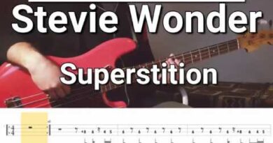 Stevie Wonder - Superstition (Bass Cover) TABS