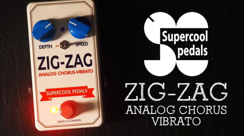 Supercool Pedals Zig-Zag Analog Chorus Vibrato