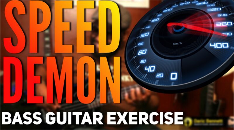 THE SPEED DEMON! "Bubby Lewis" Exercise | Bass Guitar Tips ~ Daric Bennett's Bass Lessons