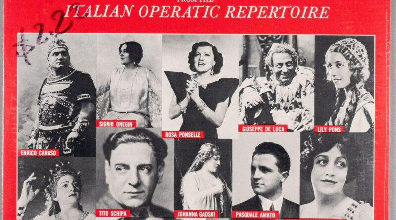 The Italian Operatic Repertoire 1969 LP NEW SEALED Vinyl Record Album VIC-1395