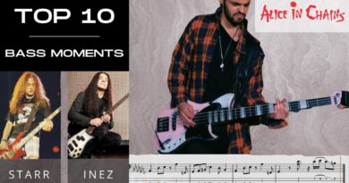 Top 10 Alice In Chains Bass Moments (Mike Starr/Mike Inez) | w/ Play Along Tabs