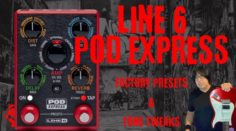 Unleashing Sonic Brilliance: Line 6 Pod Express Demo and Tone Tweaking Guide! #podexpress #geardemo