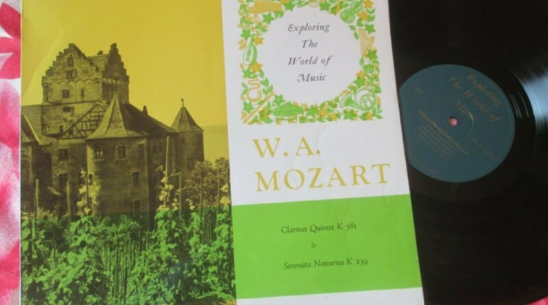 W. A. Mozart, Wendelin Gaertner & The Kussmaul String Quartet ‎Mono Vinyl Album