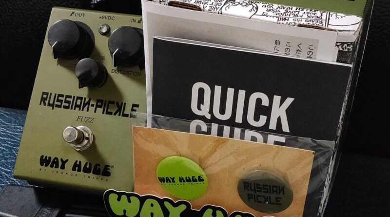 Way Huge WHE408 Russian Pickle Fuzz w/ Box 2010s Guitar Bass Effects Pedal