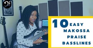 10 Easy Makossa Praise Basslines | Bass Tutorial