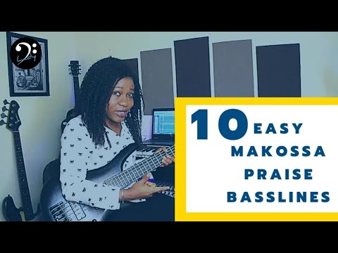 10 Easy Makossa Praise Basslines | Bass Tutorial